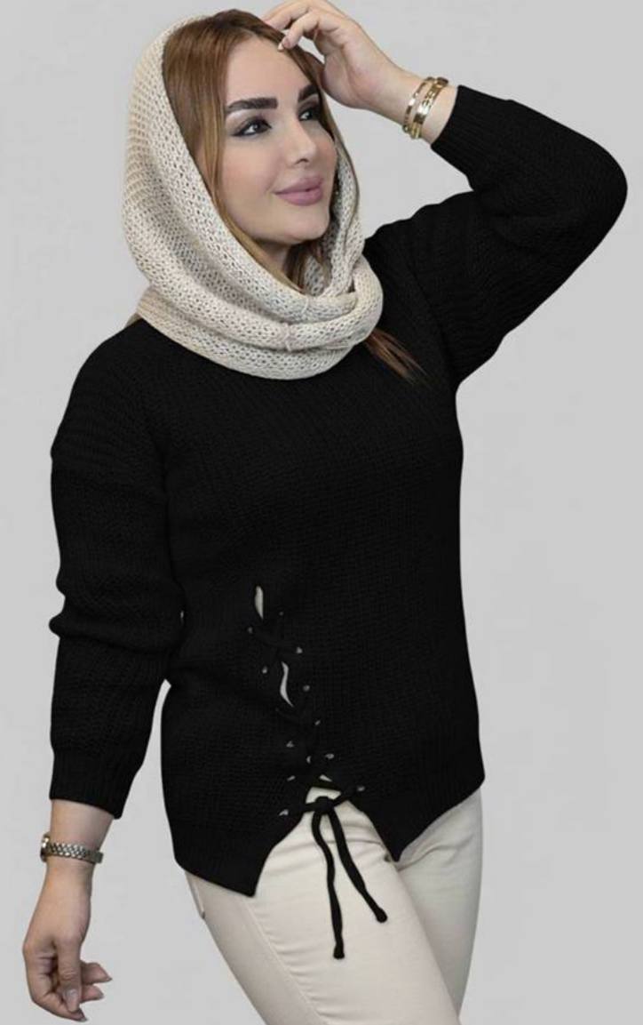 بلوز بافت بغل ضربدری